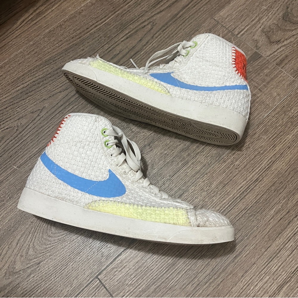 NIKE Blazer Mid '77 Next Nature Sneakers Hemp Womens 10 - Picture 5 of 9